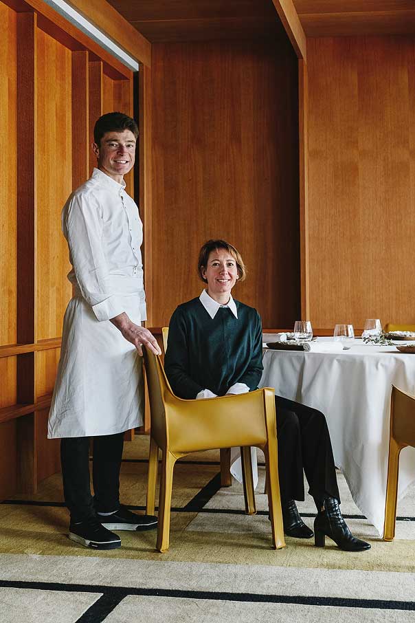 Jean et Magali Sulpice au restaurant gastronomique