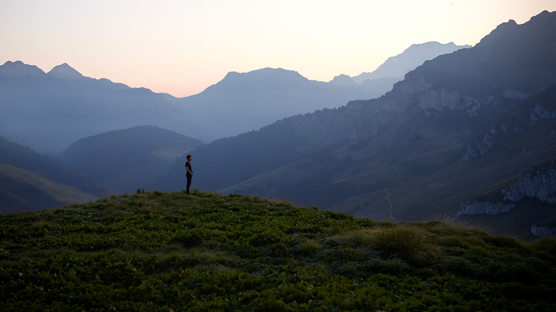 Jean Sulpice dans la montagne