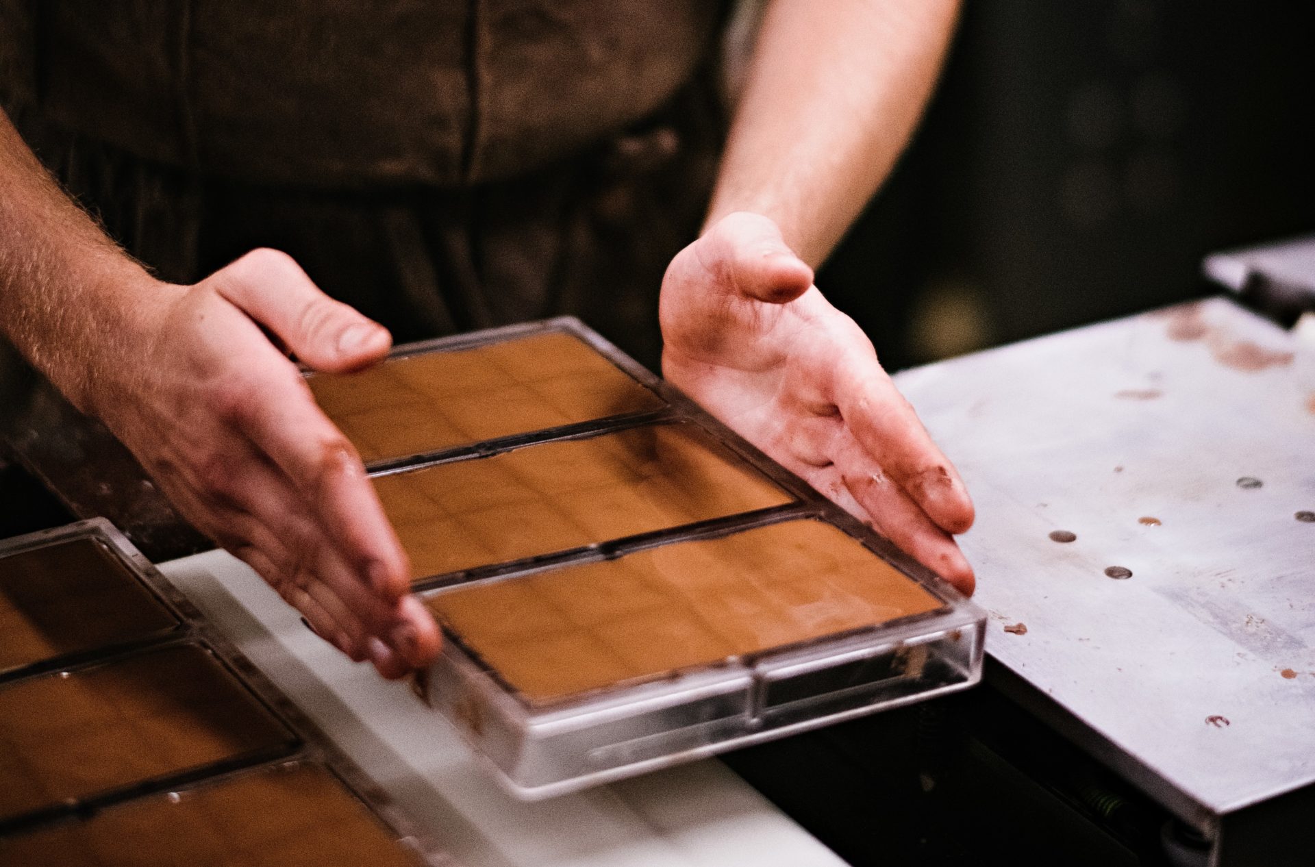 fabrication de tablettes de chocolat