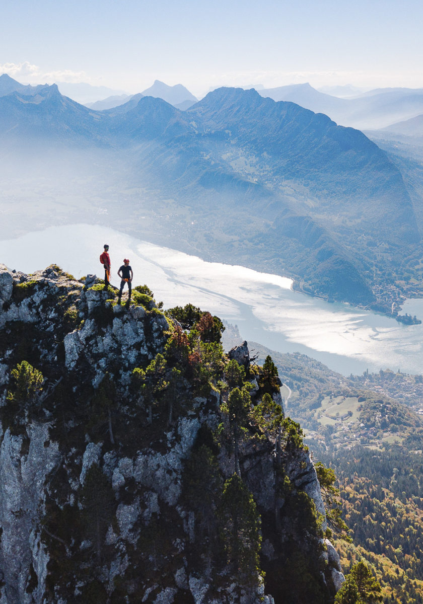 Vue du lac D'Annecy depuis les Dents de Lanfon